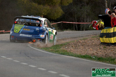 Marcus Grönholm - Timo Rautiainen
42º RallyRACC Catalunya - Costa Daurada 2006. Ford Focus RS WRC '06 (EU55 BMV). Clasificado 3º.
BP Ford World Rally Team

Del 24 al 26 de Marzo, Salou, Tarragona, Catalunya, España.
Superficie: asfalto.

El Rally tenia un total de 1376.14 Km de los que 346.43 Km divididos en 16 tramos eran especiales.

Se inscribieron 71 equipos, tomaron la salida 66, finalizaron 56.

© Libor Jungvirt
@@
Palabras clave: Ford;Focus;WRC;Catalunya;España;Spain;2006