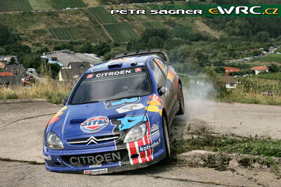Toni Gardemeister - Jakke Honkanen
25º OMV ADAC Rallye Deutschland 2006. Citroën Xsara WRC (387 DRG 78). Clasificado 4º.
Astra Racing

Del 11 al 13 de Agosto, Trier, Rhineland-Palatinate.
Superficie: asfalto.

El Rally constaba de 3 etapas con un total de 1300.48 km de los que 349.11 km divididos en 19 tramos eran cronometrados.

Tomaron la salida 73 equipos, finalizaron 56.

© Petr Lusk
@@
Palabras clave: Citroen;Xsara;WRC;Alemania;Deutschland;2006