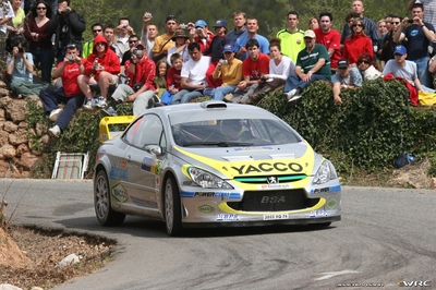 Alexandre Bengué - Caroline Escudero-Bengué
42º RallyRACC Catalunya - Costa Daurada 2006. Peugeot 307 WRC (3052 YQ 74). Clasificado 4º.
Czech RT Škoda Kopecký

Del 24 al 26 de Marzo, Salou, Tarragona, Catalunya, España.
Superficie: asfalto.

El Rally tenia un total de 1376.14 Km de los que 346.43 Km divididos en 16 tramos eran especiales.

Se inscribieron 71 equipos, tomaron la salida 66, finalizaron 56.

© Joachim Hähn
@@
Palabras clave: Peugeot;WRC;Catalunya;España;Spain;2006
