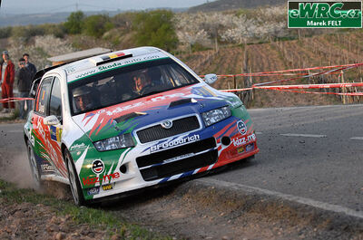 François Duval - Patrick Pivato
42º RallyRACC Catalunya - Costa Daurada 2006. Skoda Fabia WRC (S37 88E). Clasificado 6º.
First Motorsport Skoda

Del 24 al 26 de Marzo, Salou, Tarragona, Catalunya, España.
Superficie: asfalto.

El Rally tenia un total de 1376.14 Km de los que 346.43 Km divididos en 16 tramos eran especiales.

Se inscribieron 71 equipos, tomaron la salida 66, finalizaron 56.

© Marek Felt
@@
Palabras clave: Skoda;Fabia;WRC;Catalunya;Spain;España;2006