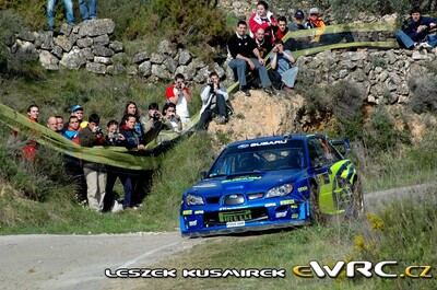 Petter Solberg - Phil Mills
42º RallyRACC Catalunya - Costa Daurada 2006. Subaru Impreza S12 WRC '06 (FT55 SRT). Clasificado 7º.
Subaru World Rally Team

Del 24 al 26 de Marzo, Salou, Tarragona, Catalunya, España.
Superficie: asfalto.

El Rally tenia un total de 1,376.14 Km de los que 346.43 Km divididos en 16 tramos eran especiales.

Se inscribieron 71 equipos, tomaron la salida 66, finalizaron 56.

© Leszek Kusmirek
@@
Palabras clave: Subaru;Impreza;WRC;Catalunya;España;Spain;2006