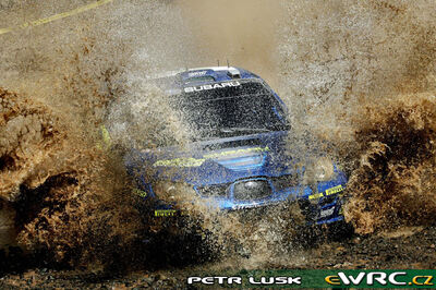 Petter Solberg - Phil Mills
53º BP Ultimate Acropolis Rally of Greece 2006. Subaru Impreza S12 WRC '06 (ST55 SRT). Clasificado 7º.
Subaru World Rally Team

Del 2 al 4 de Junio, Athens.
Superficie: tierra.

El Rally constabade 3 etapas con un tenia un total de 1279.29 km de los que 355.62 km divididos en 18 tramos eran cronometrados.

Se inscribieron 91 equipos, tomaron la salida 84, finalizaron 69.

© Petr Lusk
@@
Palabras clave: Subaru;Impreza;Acropolis;Grecia;Atenas;2006