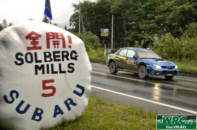 Petter Solberg - Phil Mills
6º Rally de Japan 2006. Subaru Impreza S12 WRC '06 (HT55 SRT). Clasificado 7º.
Subaru World Rally Team

Del 1 al 3 de Octubre, Obihiro, Hokkaido.
Superficie: tierra.

El Rally constaba de 3 etapas con un total de 1586.52 km de los que 345.72 km divididos en 27 tramos eran cronometrados.

Tomaron la salida 87 equipos, finalizaron 78.

© Dan Vrubel
@@
Palabras clave: Subaru;Impreza;WRC;Japon;2006