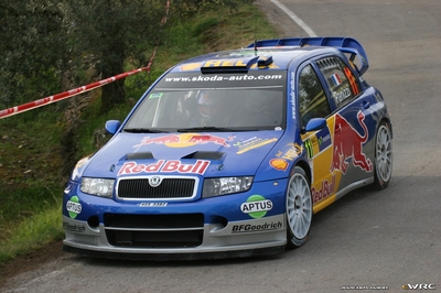 Gilles Panizzi - Hervé Panizzi
42º RallyRACC Catalunya - Costa Daurada 2006. Skoda Fabia WRC (4S5 3382). Clasificado 10º.
Red Bull Skoda

Del 24 al 26 de Marzo, Salou, Tarragona, Catalunya, España.
Superficie: asfalto.

El Rally tenia un total de 1,376.14 Km de los que 346.43 Km divididos en 16 tramos eran especiales.

Se inscribieron 71 equipos, tomaron la salida 66, finalizaron 56.

© Joachim Hähn
@@
Palabras clave: Skoda;Fabia;WRC;Catalunya;España;Spain;2006
