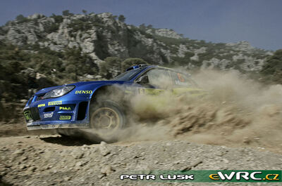 Chris Atkinson - Glenn Macneall
53º BP Ultimate Acropolis Rally of Greece 2006. Subaru Impreza S12 WRC '06 (GT55 SRT). Clasificado 11º.
Subaru World Rally Team

Del 2 al 4 de Junio, Athens.
Superficie: tierra.

El Rally constabade 3 etapas con un tenia un total de 1279.29 km de los que 355.62 km divididos en 18 tramos eran cronometrados.

Se inscribieron 91 equipos, tomaron la salida 84, finalizaron 69.

© Petr Lusk
@@
Palabras clave: Subaru;Impreza;WRC;Grecia;Atenas;Acropolis;2006