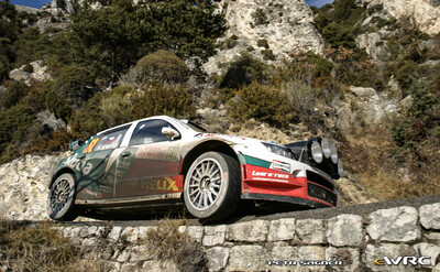 Jan Kopecký - Filip Schovánek
74º Rallye Automobile de Monte-Carlo 2006. Skoda Fabia WRC (4S8 9174). Clasificado 11º.
Czech RT Škoda Kopecký

Del 20 al 22 de Enero, Monaco.
Superficie: asfalto - nieve.

El Rally tenia un total de 1294.89 Km de los que 366.39 km divididos en 18 tramos eran especiales, (2 de ellas fueron canceladas SS3 Pierlas - Ilonse 1 de 23.22 Km y SS11 La Tour sur Tinee - Utelle 2 de 18.73 Km).

Se inscribieron 53 equipos, tomaron la salida 51, finalizaron 43.

© Petr Sagner
@@
Palabras clave: Skoda;Fabia;WRC;Montecarlo;2006