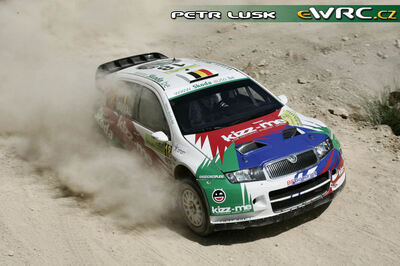 François Duval - Patrick Pivato
53º BP Ultimate Acropolis Rally of Greece 2006. Skoda Fabia WRC (S37 88E). Clasificado 13º.
First Motorsport Skoda

Del 2 al 4 de Junio, Athens.
Superficie: tierra.

El Rally constabade 3 etapas con un tenia un total de 1279.29 km de los que 355.62 km divididos en 18 tramos eran cronometrados.

Se inscribieron 91 equipos, tomaron la salida 84, finalizaron 69.

© Petr Lusk
@@
Palabras clave: Skoda;Fabia;WRC;Atenas;Grecia;Acropolis;2006