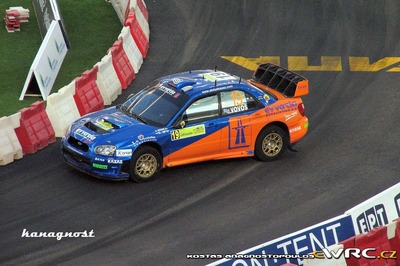 Armodios Vovos - "El-Em"
53º BP Ultimate Acropolis Rally of Greece 2006. Subaru Impreza S11 WRC '05 (LC54 WRC). Clasificado 14º.

Del 2 al 4 de Junio, Athens.
Superficie: tierra.

El Rally constabade 3 etapas con un tenia un total de 1279.29 km de los que 355.62 km divididos en 18 tramos eran cronometrados.

Se inscribieron 91 equipos, tomaron la salida 84, finalizaron 69.

© Kostas Anagnostopoulos
@@
Palabras clave: Subaru;Impreza;WRC;Atenas;Grecia;Acropolis;2006