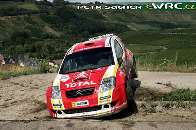 Kris Meeke - Glenn Patterson
25º OMV ADAC Rallye Deutschland 2006. Citroën C2 S1600 (7214 NE 52). Clasificado 16º.

Del 11 al 13 de Agosto, Trier, Rhineland-Palatinate.
Superficie: asfalto.

El Rally constaba de 3 etapas con un total de 1300.48 km de los que 349.11 km divididos en 19 tramos eran cronometrados.

Tomaron la salida 73 equipos, finalizaron 56.

© Petr Sagner
@@
Palabras clave: Citroen;Alemania