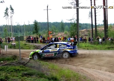 Marcus Grönholm - Timo Rautiainen
57º Neste Oil Rally Finland 2007. Ford Focus RS WRC '07 (EU07 SSX / BV 6636). Clasificado 1º.
BP Ford World Rally Team

Del 3 al 5 de Agosto, Jyväskylä.
Superficie: tierra.

El Rally constaba de 3 etapas con un total de 1375.15 km de los que 360.34 km divididos en 23 tramos eran cronometrados.

Tomaron la salida 97 equipos, finalizaron 70.

© Luca Barsali
@@
Palabras clave: Ford;Focus;WRC;Finlandia;2007
