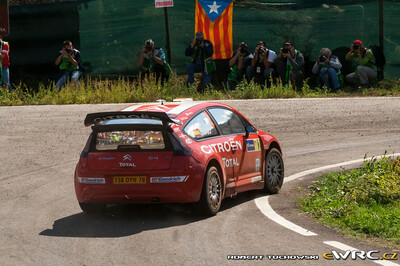 Dani Sordo - Marc Martí
43º Rally RACC Catalunya - Costa Daurada 2007. Citroën C4 WRC (738 DYN 78). Clasificado 2º.
Citroën Total WRT

Del 5 al 7 de Octubre, Salou, Tarragona, Catalunya, España.
Superficie: asfalto.

El Rally tenia un total de 1359.96 km de los que 352.87 km divididos en 18 tramos, eran especiales.

Se inscribieron 84 equipos, tomaron la salida 81, finalizaron 65.

© Robert Tuchowski
@@
Palabras clave: ;Catalunya;Costa_Daurada;RACC;España;Spain;2007