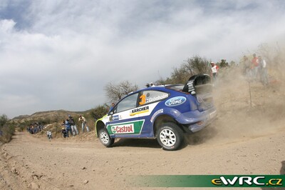 Marcus Grönholm - Timo Rautiainen
4º Corona Rally Mexico 2007. Ford Focus RS WRC '06 (EO56 TZR). Clasificado 2º.
BP Ford World Rally Team

Del 9 al 11 de Marzo, León.
Superficie: tierra.

El Rally constaba de 3 etapas con un total de 849.55 km de los que 366.06 km divididos en 20 tramos, eran cronometrados.

Tomaron la salida 47 equipos, finalizaron 36.

© Teams
@
Palabras clave: ;Ford;Focus;WRC;Mexico;2007