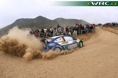 Marcus Grönholm - Timo Rautiainen
4º Corona Rally Mexico 2007. Ford Focus RS WRC '06 (EO56 TZR). Clasificado 2º.
BP Ford World Rally Team

Del 9 al 11 de Marzo, León.
Superficie: tierra.

El Rally constaba de 3 etapas con un total de 849.55 km de los que 366.06 km divididos en 20 tramos, eran cronometrados.

Tomaron la salida 47 equipos, finalizaron 36.

© Teams
@
Palabras clave: ;Ford;Focus;WRC;Mexico;2007