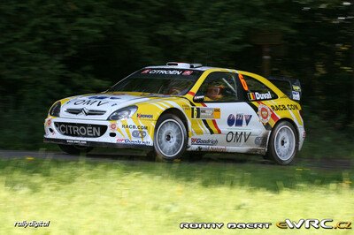 François Duval - Patrick Pivato
26º ADAC Rallye Deutschland 2007. Citroën Xsara WRC (100 DZF 78). Clasificado 2º.
OMV Kronos Citroën WRT

Del 17 al 19 de Agosto, Trier.
Superficie: asfalto.

El Rally constaba de 3 etapas con un total de 1227.04 km de los que 356.27 km divididos en 19 tramos, eran cronometrados.

Tomaron la salida 102 equipos, finalizaron 88.

© Ronny Baert
@
Palabras clave: Citroen;Xsara;WRC;Alemania;2007