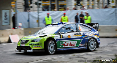 Mikko Hirvonen - Jarmo Lehtinen
26º ADAC Rallye Deutschland 2007. Ford Focus RS WRC '07 (EO56 TZR). Clasificado 3º.
BP Ford World Rally Team

Del 17 al 19 de Agosto, Trier.
Superficie: asfalto.

El Rally constaba de 3 etapas con un total de 1227.04 km de los que 356.27 km divididos en 19 tramos, eran cronometrados.

Tomaron la salida 102 equipos, finalizaron 88.

© Robert Tuchowski
@@
Palabras clave: Ford;Focus;WRC;Alemania;2007