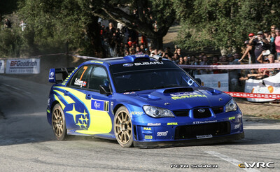 Petter Solberg - Phil Mills
51º Tour de Corse - Rallye de France 2007. Subaru Impreza S12B WRC '07 (JT56 SRT). Clasificado 5º.
Subaru World Rally Team

Del 12 al 14 de Octubre, Ajaccio.
Superficie: asfalto.

El Rally constaba de 3 etapas con un total de 1099.10 km de los que 359.32 km divididos en 16 tramos, eran cronometrados.

Tomaron la salida 74 equipos, finalizaron 57.

© Petr Sagner
@
Palabras clave: Subaru;Impreza;WRC;Corse;Corcega;2007