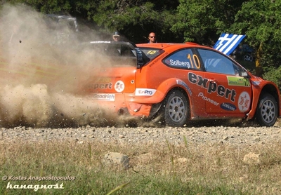 Henning Solberg - Cato Menkerud
54º BP Ultimate Acropolis Rally of Greece 2007. Ford Focus RS WRC 06 (EU55 CNX). Clasificado 5º.

Del 1 al 3 de Junio, Markopoulo.
Superficie: tierra.

El Rally tenia un total de 1572.33 km de los que 356.36 km divididos en 3 etapas y 23 tramos, eran especiales (2 de ellos fueron cancelados SS9 Imittos 1 y SS20 Imittos 2 de 10,96 km cada uno.

Tomaron la salida 64 equipos, finalizaron 49.

© Kostas Anagnostopoulos
@
Palabras clave: Acropolis;Grecia;Ford;Focus;WRC;2007