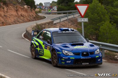 Petter Solberg - Phil Mills
43º Rally RACC Catalunya - Costa Daurada 2007. Subaru Impreza S12B WRC '07 (JT56 SRT). Clasificado 6º.
Subaru World Rally Team

Del 5 al 7 de Octubre, Salou, Tarragona, Catalunya, España.
Superficie: asfalto.

El Rally tenia un total de 1359.96 km de los que 352.87 km divididos en 18 tramos, eran especiales.

Se inscribieron 84 equipos, tomaron la salida 81, finalizaron 65.

© Robert Tuchowski
@@
Palabras clave: Petter_Solberg;Subaru;Impreza;WRC;Catalunya;Costa_Daurada;RACC;España;Spain;2007