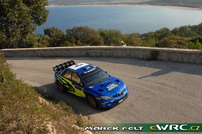 Chris Atkinson - Stéphane Prévot
51º Tour de Corse - Rallye de France 2007. Subaru Impreza S12B WRC '07 (AT06 SRT). Clasificado 6º.
Subaru World Rally Team

Del 12 al 14 de Octubre, Ajaccio.
Superficie: asfalto.

El Rally constaba de 3 etapas con un total de 1099.10 km de los que 359.32 km divididos en 16 tramos, eran cronometrados.

Tomaron la salida 74 equipos, finalizaron 57.

© Marek Felt
@
Palabras clave: Subaru;Impreza;WRC;Corse;Corcega;2007