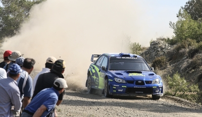 Chris Atkinson - Stéphane Prévot
54º BP Ultimate Acropolis Rally of Greece 2007. Subaru Impreza S12B WRC 07 (JT55 SRT). Clasificado 6º.

Del 1 al 3 de Junio, Markopoulo.
Superficie: tierra.

El Rally tenia un total de 1572.33 km de los que 356.36 km divididos en 3 etapas y 23 tramos, eran especiales (2 de ellos fueron cancelados SS9 Imittos 1 y SS20 Imittos 2 de 10,96 km cada uno.

Tomaron la salida 64 equipos, finalizaron 49.

© Petr Sagner
@@
Palabras clave: Subaru;Impreza;WRC;Acropolis;Grecia;2007