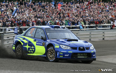 Xevi Pons - Xavier Amigo
57º Neste Oil Rally Finland 2007. Subaru Impreza S12B WRC '07 (JT07 SRT). Clasificado 6º.
Subaru World Rally Team

Del 3 al 5 de Agosto, Jyväskylä.
Superficie: tierra.

El Rally constaba de 3 etapas con un total de 1375.15 km de los que 360.34 km divididos en 23 tramos eran cronometrados.

Tomaron la salida 97 equipos, finalizaron 70.

© Petr Sagner
@@
Palabras clave: Subaru;Impreza;WRC;Finlandia;2007