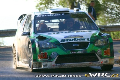 Jari-Matti Latvala - Miikka Anttila
43º Rally RACC Catalunya - Costa Daurada 2007. Ford Focus RS WRC '06 (EJ56 FZB). Clasificado 7º.
Stobart VK Ford Rally Team

Del 5 al 7 de Octubre, Salou, Tarragona, Catalunya, España.
Superficie: asfalto.

El Rally tenia un total de 1359.96 km de los que 352.87 km divididos en 18 tramos, eran especiales.

Se inscribieron 84 equipos, tomaron la salida 81, finalizaron 65.

© Jaime Palau-Ribes
@@
Palabras clave: ;Ford;Focus;WRC;Catalunya;Costa_Daurada;RACC;España;Spain;2007