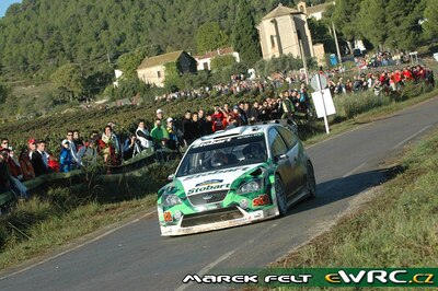 Jari-Matti Latvala - Miikka Anttila
43º Rally RACC Catalunya - Costa Daurada 2007. Ford Focus RS WRC '06 (EJ56 FZB). Clasificado 7º.
Stobart VK Ford Rally Team

Del 5 al 7 de Octubre, Salou, Tarragona, Catalunya, España.
Superficie: asfalto.

El Rally tenia un total de 1359.96 km de los que 352.87 km divididos en 18 tramos, eran especiales.

Se inscribieron 84 equipos, tomaron la salida 81, finalizaron 65.

© Marek Felt
@@
Palabras clave: ;Ford;Focus;WRC;Catalunya;Costa_Daurada;RACC;España;Spain;2007