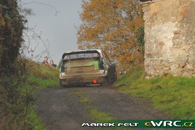 Matthew Wilson - Michael Orr
3º Rally Ireland 2007. Ford Focus RS WRC '06 (1 ES). Clasificado 7º.
Stobart VK Ford Rally Team

Del 16 al 18 de Noviembre, Sligo.
Superficie: asfalto.

El Rally constaba de 3 etapas con un total de 1182.63 km de los que 328.72 km divididos en 20 tramos, eran cronometrados.

Tomaron la salida 84 equipos, finalizaron 66.

© Marek Felt
@@
Palabras clave: Ford;Focus;WRC;Irlanda;2007