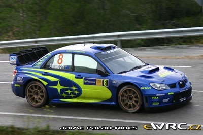 Chris Atkinson - Stéphane Prévot
43º Rally RACC Catalunya - Costa Daurada 2007. Subaru Impreza S12B WRC '07 (AT06 SRT). Clasificado 8º.
Subaru World Rally Team

Del 5 al 7 de Octubre, Salou, Tarragona, Catalunya, España.
Superficie: asfalto.

El Rally tenia un total de 1359.96 km de los que 352.87 km divididos en 18 tramos, eran especiales.

Se inscribieron 84 equipos, tomaron la salida 81, finalizaron 65.

© Jaime Palau-Ribes
@@
Palabras clave: Subaru;Impreza;WRC;Catalunya;Costa_Daurada;RACC;España;Spain;2007