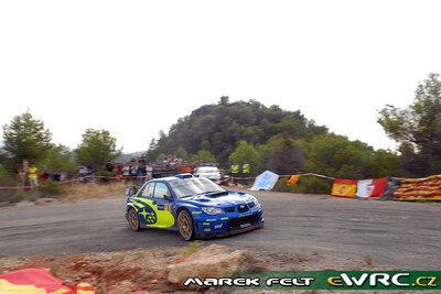 Chris Atkinson - Stéphane Prévot
43º Rally RACC Catalunya - Costa Daurada 2007. Subaru Impreza S12B WRC '07 (AT06 SRT). Clasificado 8º.
Subaru World Rally Team

Del 5 al 7 de Octubre, Salou, Tarragona, Catalunya, España.
Superficie: asfalto.

El Rally tenia un total de 1359.96 km de los que 352.87 km divididos en 18 tramos, eran especiales.

Se inscribieron 84 equipos, tomaron la salida 81, finalizaron 65.

© Marek Felt
@@
Palabras clave: Subaru;Impreza;WRC;Catalunya;Costa_Daurada;RACC;España;Spain;2007