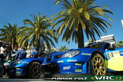 Chris Atkinson - Stéphane Prévot
43º Rally RACC Catalunya - Costa Daurada 2007. Subaru Impreza S12B WRC '07 (AT06 SRT). Clasificado 8º.
Subaru World Rally Team

Del 5 al 7 de Octubre, Salou, Tarragona, Catalunya, España.
Superficie: asfalto.

El Rally tenia un total de 1359.96 km de los que 352.87 km divididos en 18 tramos, eran especiales.

Se inscribieron 84 equipos, tomaron la salida 81, finalizaron 65.

© Marek Felt
@@@
Palabras clave: Subaru;Impreza;WRC;Catalunya;Costa_Daurada;RACC;España;Spain;2007