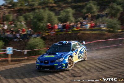 Chris Atkinson - Stéphane Prévot
43º Rally RACC Catalunya - Costa Daurada 2007. Subaru Impreza S12B WRC '07 (AT06 SRT). Clasificado 8º.
Subaru World Rally Team

Del 5 al 7 de Octubre, Salou, Tarragona, Catalunya, España.
Superficie: asfalto.

El Rally tenia un total de 1359.96 km de los que 352.87 km divididos en 18 tramos, eran especiales.

Se inscribieron 84 equipos, tomaron la salida 81, finalizaron 65.

© Robert Tuchowski
@@
Palabras clave: Subaru;Impreza;WRC;Catalunya;Costa_Daurada;RACC;España;Spain;2007