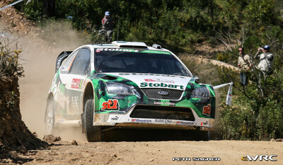 Jari-Matti Latvala - Miikka Anttila
41º Vodafone Rally de Portugal 2007. Ford Focus RS WRC '06 (EU55 CNJ). Clasificado 8º.
Stobart VK Ford Rally Team

Del 30 de Marzo al 1 de Abril, Faro.
Superficie: tierra.

El Rally constaba de 3 etapas con un total de 1009.31 km de los que 357.10 km divididos en 18 tramos, eran cronometrados.

Tomaron la salida 80 equipos, finalizaron 61.

© Petr Sagner
@@
Palabras clave: ;Ford;Focus;WRC;Portugal;2007
