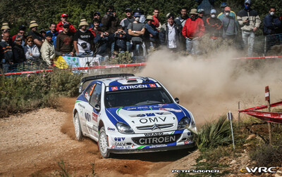Manfred Stohl - Ilka Minor
41º Vodafone Rally de Portugal 2007. Citroën Xsara WRC (596 DYS 78). Clasificado 9º.
OMV Kronos Citroën WRT

Del 30 de Marzo al 1 de Abril, Faro.
Superficie: tierra.

El Rally constaba de 3 etapas con un total de 1009.31 km de los que 357.10 km divididos en 18 tramos, eran cronometrados.

Tomaron la salida 80 equipos, finalizaron 61.

© Petr Sagner
@@
Palabras clave: Citroen;Xsara;WRC;Portugal;2007