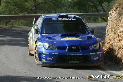 Xavier Pons - Xavier Amigo
43º Rally RACC Catalunya - Costa Daurada 2007. Subaru Impreza S12B WRC '07 (KT07 SRT). Clasificado 9º.
Subaru World Rally Team

Del 5 al 7 de Octubre, Salou, Tarragona, Catalunya, España.
Superficie: asfalto.

El Rally tenia un total de 1359.96 km de los que 352.87 km divididos en 18 tramos, eran especiales.

Se inscribieron 84 equipos, tomaron la salida 81, finalizaron 65.

© Jaime Palau-Ribes
@@
Palabras clave: Xavier_Pons;Subaru;Impreza;WRC;Catalunya;Costa_Daurada;RACC;España;Spain;2007