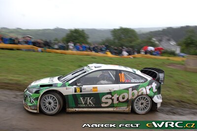 Matthew Wilson - Michael Orr
26º ADAC Rallye Deutschland 2007. Ford Focus RS WRC '06 (1 ES). Clasificado 9º.
Stobart VK Ford Rally Team

Del 17 al 19 de Agosto, Trier.
Superficie: asfalto.

El Rally constaba de 3 etapas con un total de 1227.04 km de los que 356.27 km divididos en 19 tramos, eran cronometrados.

Tomaron la salida 102 equipos, finalizaron 88.

© Marek Felt
@@
Palabras clave: Ford;Focus;WRC;Alemania;2007