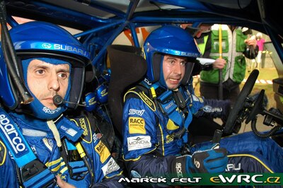Xevi Pons - Xavier Amigo
63º Wales Rally GB 2007. Subaru Impreza S12B WRC '07 (JT07 SRT). Clasificado 9º.
Subaru World Rally Team

Del 30 de Noviembre al 2 de Diciembre, Cardiff, Wales.
Superficie: tierra.

El Rally constaba de 3 etapas con un total de 1271.94 km de los que 359.54 km divididos en 17 tramos, eran especiales.

Tomaron la salida 108 equipos, finalizaron 83.

© Marek Felt
@@
Palabras clave: Subaru;Impreza;WRC;Gran_Bretaña;2007