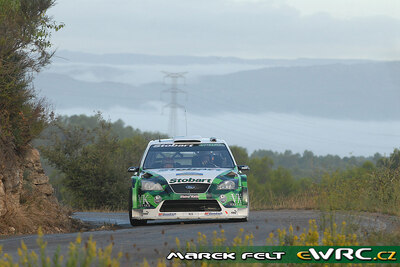 Matthew Wilson - Michael Orr
43º Rally RACC Catalunya - Costa Daurada 2007. Ford Focus RS WRC '06 (1 ES). Clasificado 11º.
Stobart VK Ford Rally Team

Del 5 al 7 de Octubre, Salou, Tarragona, Catalunya, España.
Superficie: asfalto.

El Rally tenia un total de 1359.96 km de los que 352.87 km divididos en 18 tramos, eran especiales.

Se inscribieron 84 equipos, tomaron la salida 81, finalizaron 65.

© Marek Felt
@@
Palabras clave: Ford;Focus;WRC;Catalunya;Costa_Daurada;RACC;España;Spain;2007