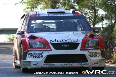Federico Villagra - Jorge Perez Companc
43º Rally RACC Catalunya - Costa Daurada 2007. Ford Focus RS WRC '06 (EU55 CNN). Clasificado 13º.
Munchi's Ford WRT

Del 5 al 7 de Octubre, Salou, Tarragona, Catalunya, España.
Superficie: asfalto.

El Rally tenia un total de 1359.96 km de los que 352.87 km divididos en 18 tramos, eran especiales.

Se inscribieron 84 equipos, tomaron la salida 81, finalizaron 65.

© Jaime-Palau Ribes
@@
Palabras clave: Ford;Focus;WRC;Catalunya;Costa_Daurada;RACC;España;Spain;2007