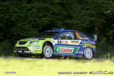 Khalid  Al-Qassimi -  Nicky Beech
26º ADAC Rallye Deutschland 2007. Ford Focus RS WRC '06 (EU55 CNV). Clasificado 16º.
BP Ford World Rally Team

Del 17 al 19 de Agosto, Trier.
Superficie: asfalto.

El Rally constaba de 3 etapas con un total de 1227.04 km de los que 356.27 km divididos en 19 tramos, eran cronometrados.

Tomaron la salida 102 equipos, finalizaron 88.

© Ronny Baert
@@
Palabras clave: Ford;Focus;WRC;Alemania;2007