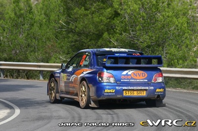 Eamonn Boland - Francis Regan
43º Rally RACC Catalunya - Costa Daurada 2007. Subaru Impreza S12 WRC '06 (ST55 SRT). Clasificado 16º.

Del 5 al 7 de Octubre, Salou, Tarragona, Catalunya, España.
Superficie: asfalto.

El Rally tenia un total de 1359.96 km de los que 352.87 km divididos en 18 tramos, eran especiales.

Se inscribieron 84 equipos, tomaron la salida 81, finalizaron 65.

© Jaime-Palau Ribes
@@
Palabras clave: Subaru;Impreza;WRC;Catalunya;Costa_Daurada;RACC;España;Spain;2007