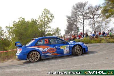 Eamonn Boland - Francis Regan
43º Rally RACC Catalunya - Costa Daurada 2007. Subaru Impreza S12 WRC '06 (ST55 SRT). Clasificado 16º.

Del 5 al 7 de Octubre, Salou, Tarragona, Catalunya, España.
Superficie: asfalto.

El Rally tenia un total de 1359.96 km de los que 352.87 km divididos en 18 tramos, eran especiales.

Se inscribieron 84 equipos, tomaron la salida 81, finalizaron 65.

© Marek Felt
@@
Palabras clave: Subaru;Impreza;WRC;Catalunya;Costa_Daurada;RACC;España;Spain;2007