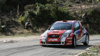 Martin Prokop - Jan Tománek
51º Tour de Corse - Rallye de France 2007. Citroën C2 S1600 (2J3 8402). Clasificado 17º.

Del 12 al 14 de Octubre, Ajaccio.
Superficie: asfalto.

El Rally constaba de 3 etapas con un total de 1099.10 km de los que 359.32 km divididos en 16 tramos, eran cronometrados.

Tomaron la salida 74 equipos, finalizaron 57.

© Petr Sagner
@
Palabras clave: Citroen;Corse;Corcega;2007