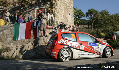 Martin Prokop - Jan Tománek
51º Tour de Corse - Rallye de France 2007. Citroën C2 S1600 (2J3 8402). Clasificado 17º.

Del 12 al 14 de Octubre, Ajaccio.
Superficie: asfalto.

El Rally constaba de 3 etapas con un total de 1099.10 km de los que 359.32 km divididos en 16 tramos, eran cronometrados.

Tomaron la salida 74 equipos, finalizaron 57.

© Petr Sagner
@
Palabras clave: Citroen;Corse;Corcega;2007