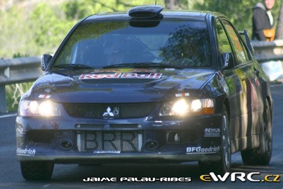 Andreas Aigner - Klaus Wicha
43º Rally RACC Catalunya - Costa Daurada 2007. Mitsubishi Lancer Evo IX (B KI 593). Clasificado 19º.

Del 5 al 7 de Octubre, Salou, Tarragona, Catalunya, España.
Superficie: asfalto.

El Rally tenia un total de 1359.96 km de los que 352.87 km divididos en 18 tramos, eran especiales.

Se inscribieron 84 equipos, tomaron la salida 81, finalizaron 65.

© Jaime-Palau Ribes
@@
Palabras clave: Mitsubishi;Lancer;Catalunya;Costa_Daurada;RACC;España;Spain;2007
