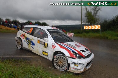 Andreas Mikkelsen - Ola Fløene
26º ADAC Rallye Deutschland 2007. Ford Focus RS WRC '05 (EG53 CCN). Clasificado 24º.
Ramsport

Del 17 al 19 de Agosto, Trier.
Superficie: asfalto.

El Rally constaba de 3 etapas con un total de 1227.04 km de los que 356.27 km divididos en 19 tramos, eran cronometrados.

Tomaron la salida 102 equipos, finalizaron 88.

© Marek Felt
@@
Palabras clave: Ford;Focus;WRC;Alemania;2007
