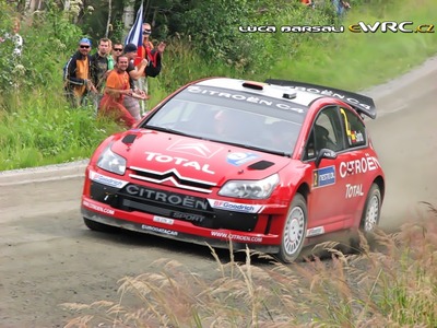 Dani Sordo - Marc Martí
57º Neste Oil Rally Finland 2007. Citroën C4 WRC (738 DYN 78). Abandonó por avería mecánica en SS15 Leustu de 21.27 km.
Citroën Total WRT

Del 3 al 5 de Agosto, Jyväskylä.
Superficie: tierra.

El Rally constaba de 3 etapas con un total de 1375.15 km de los que 360.34 km divididos en 23 tramos eran cronometrados.

Tomaron la salida 97 equipos, finalizaron 70.

© Luca Barsali
@@
Palabras clave: Citroen;WRC;Finlandia;2007