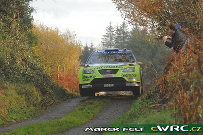 Marcus Grönholm - Timo Rautiainen
3º Rally Ireland 2007. Ford Focus RS WRC '07 (EU07 SSX). Abandonó por accidente en SS4 Lough Gill 1 de 20.57 km.
BP Ford World Rally Team

Del 16 al 18 de Noviembre, Sligo.
Superficie: asfalto.

El Rally constaba de 3 etapas con un total de 1182.63 km de los que 328.72 km divididos en 20 tramos, eran cronometrados.

Tomaron la salida 84 equipos, finalizaron 66.

© Marek Felt
@@
Palabras clave: Ford;Focus;WRC;Irlanda;2007