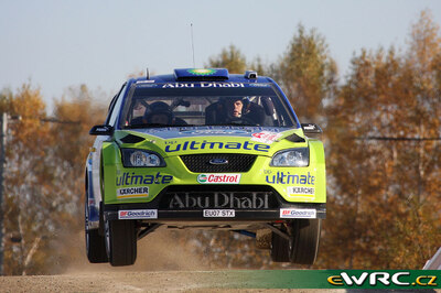 Marcus Grönholm - Timo Rautiainen
7º Rally Japan 2007. Ford Focus RS WRC '07 (EU07 STX). Abandonó por daños en la jaula antivuelco después de una salida de pista.
BP Ford World Rally Team

Del 26 al 28 de Octubre, Obihiro.
Superficie: tierra.

El Rally constaba de 3 etapas con un total de 1575.79 km de los que 350.19 km divididos en 27 tramos eran cronometrados.

Tomaron la salida 85 equipos, finalizaron 72.

© Willy Weyens
@
Palabras clave: Ford;Focus;WRC;Japon;2007