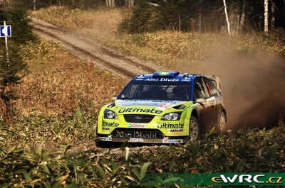 Marcus Grönholm - Timo Rautiainen
7º Rally Japan 2007. Ford Focus RS WRC '07 (EU07 STX). Abandonó por daños en la jaula antivuelco después de una salida de pista.
BP Ford World Rally Team

Del 26 al 28 de Octubre, Obihiro.
Superficie: tierra.

El Rally constaba de 3 etapas con un total de 1575.79 km de los que 350.19 km divididos en 27 tramos eran cronometrados.

Tomaron la salida 85 equipos, finalizaron 72.

© Willy Weyens
@
Palabras clave: Ford;Focus;WRC;Japon;2007